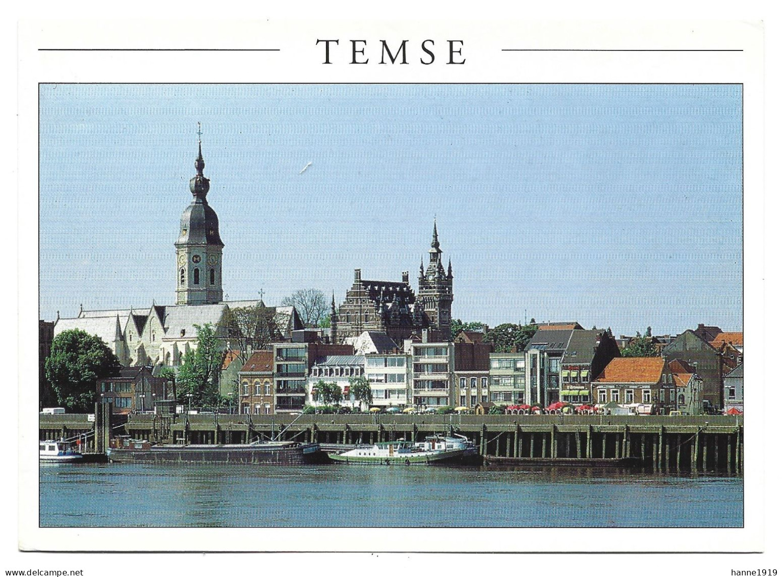 Temse Foto Prentkaart Zicht Op Temse Htje - Temse