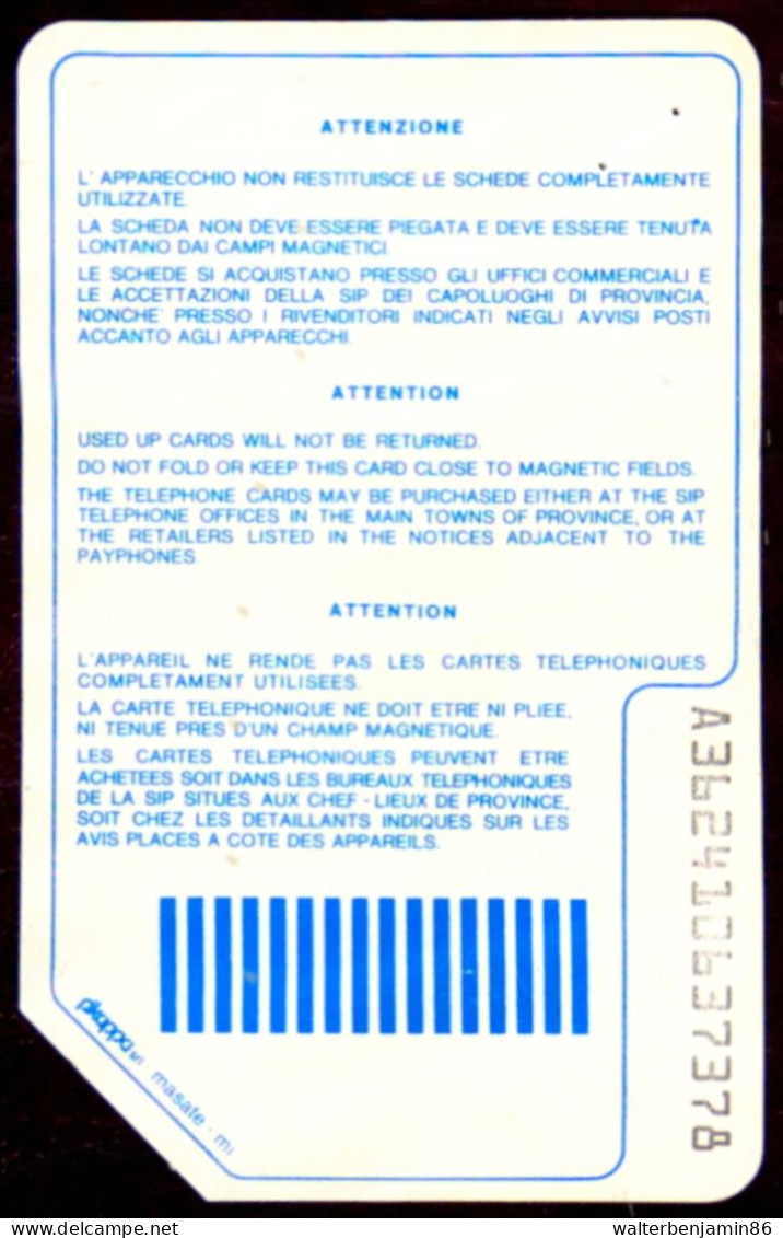 G P 52 C&C 1059 SCHEDA TELEFONICA USATA SIDA 3.000 L. 8709 LOT 241 2^A QUALITA' - Errori & Varietà