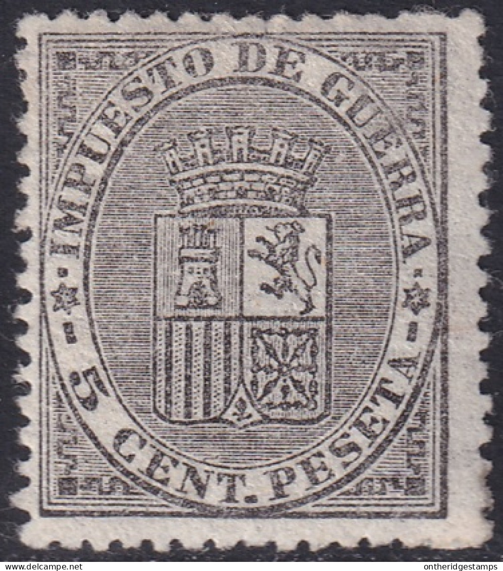 Spain 1874 Sc MR1 España Ed 141 War Tax MLH* - Impots De Guerre