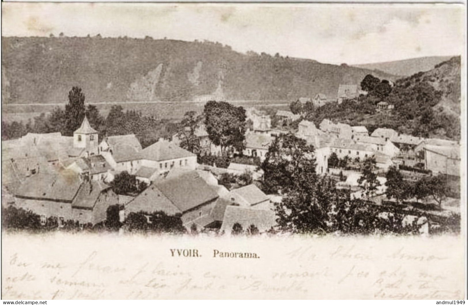 YVOIR - Panorama - Carte Précurseur - Oblitération De 1900 - Yvoir