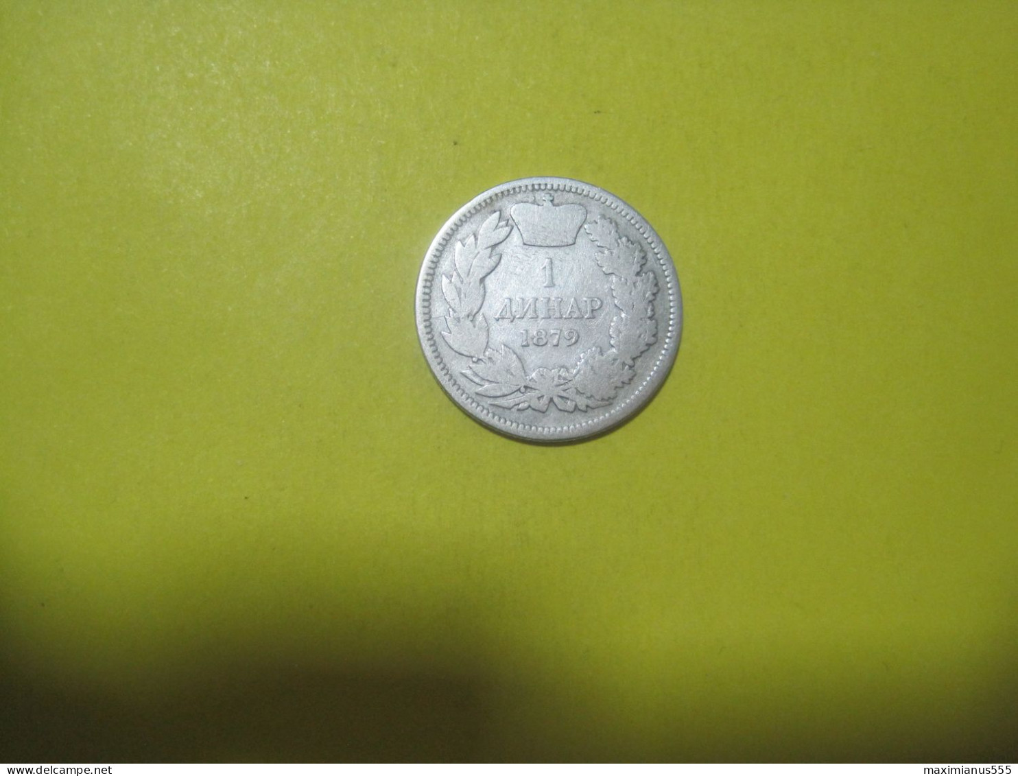 Serbia 1 Dinar Silver 1879 (2) - Serbie