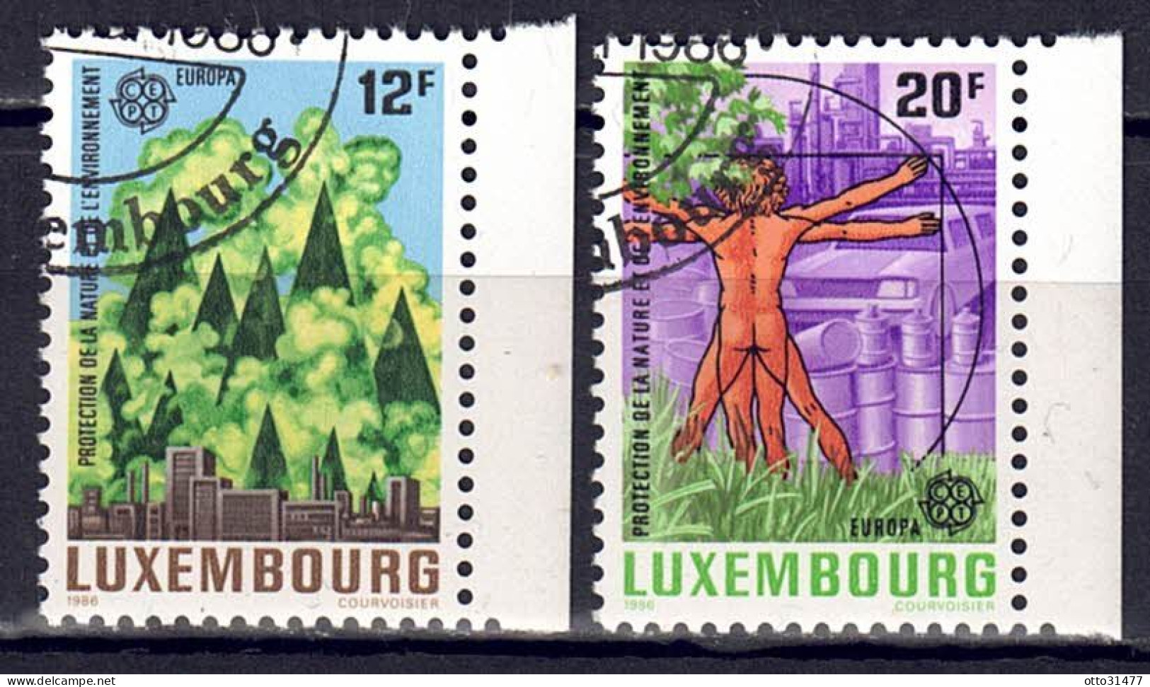 Luxemburg 1986 - EUROPA, Nr. 1151 - 1152, Gestempelt / Used - Usados