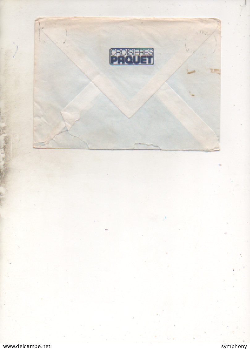 Gréce - Enveloppe - De Mykonos Par Bateau M/s Azur Vers France -  Croisières Paquet - 1979 - 3 Timbres - - Errors, Freaks & Oddities (EFO)