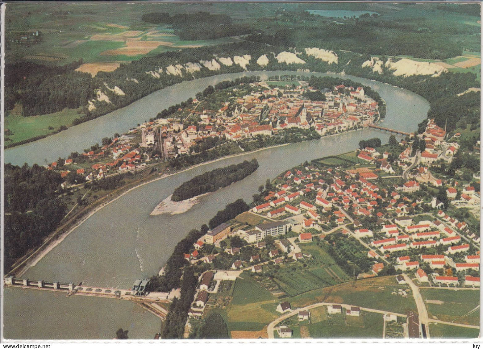 WASSERBURG Am Inn - Fliegeraufnahme, Flugaufnahme, Luftbild - Wasserburg (Inn)