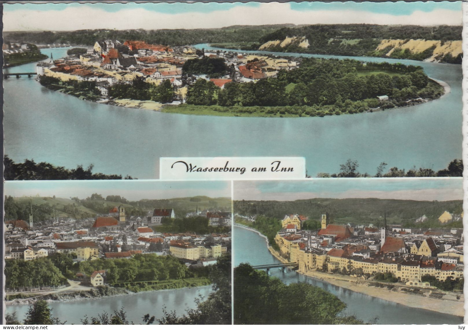 WASSERBURG Am Inn - Mehrbildkarte,  Panorama - Wasserburg (Inn)