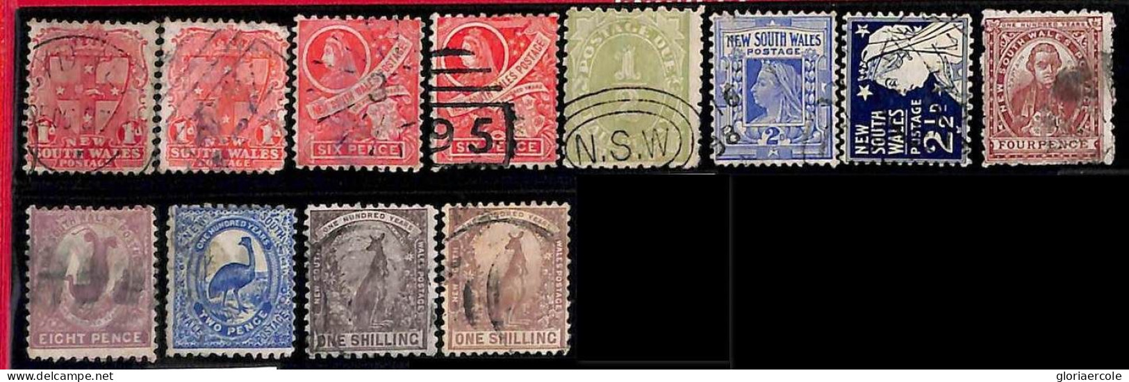 94745  - NEW SOUTH WALES - STAMP - Nice Lot Of 45 USED Stamps - Otros & Sin Clasificación