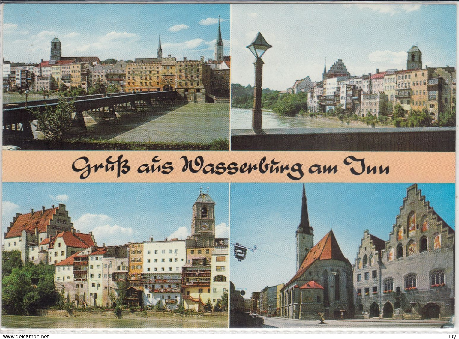 WASSERBURG Am Inn - Mehrbildkarte,  Gruß Aus .... - Wasserburg (Inn)