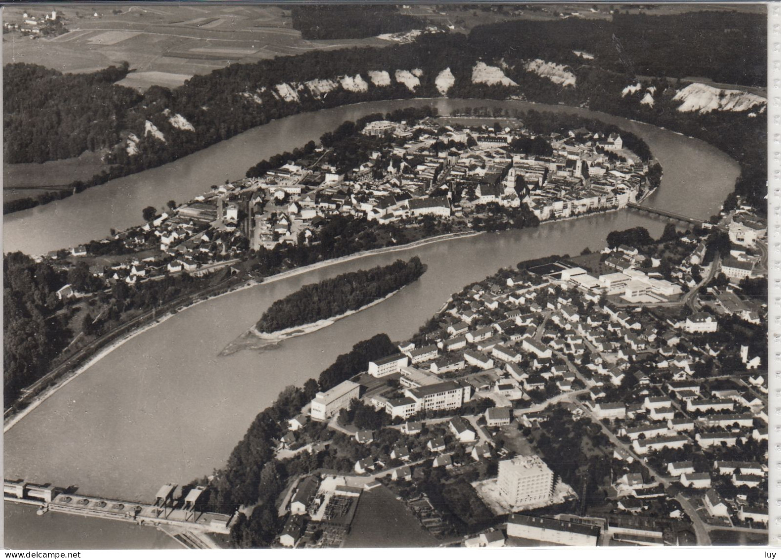 WASSERBURG Am Inn - Oberbayern, Fliegeraufnahme, Luftbild, Flugaufnahme, Panorama - Wasserburg (Inn)