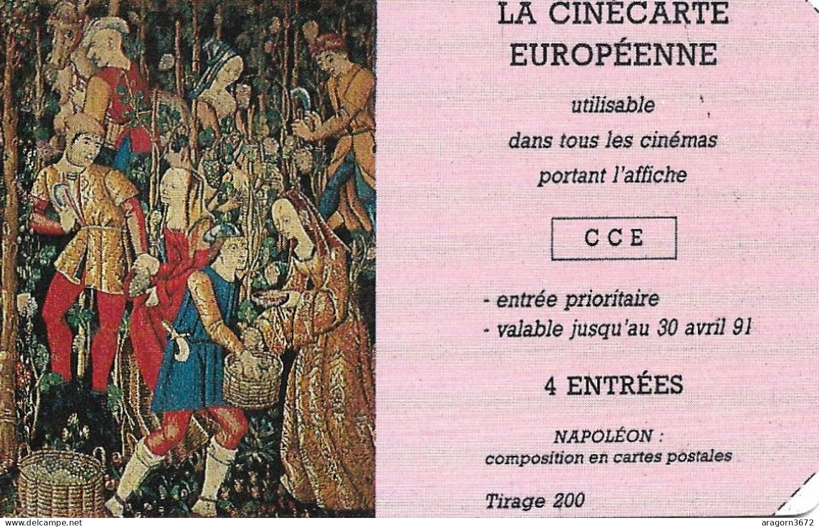 Cinécarte Indépendant 200ex  Série Napoléon Très Rare IND22 N°4 - Cinécartes