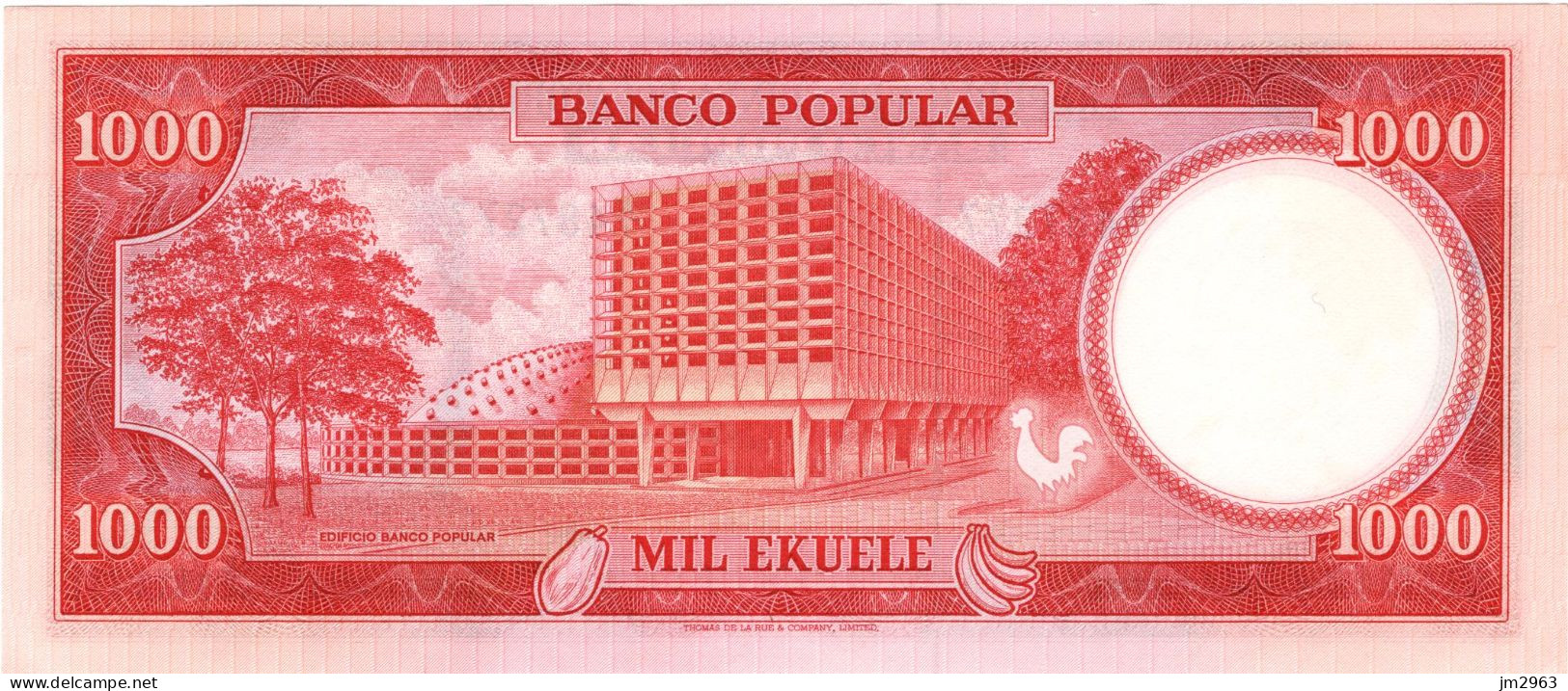 Guinée Equatoriale 1000 EKUELE UNC- 07.07.1975 A 487277 - Aequatorial-Guinea