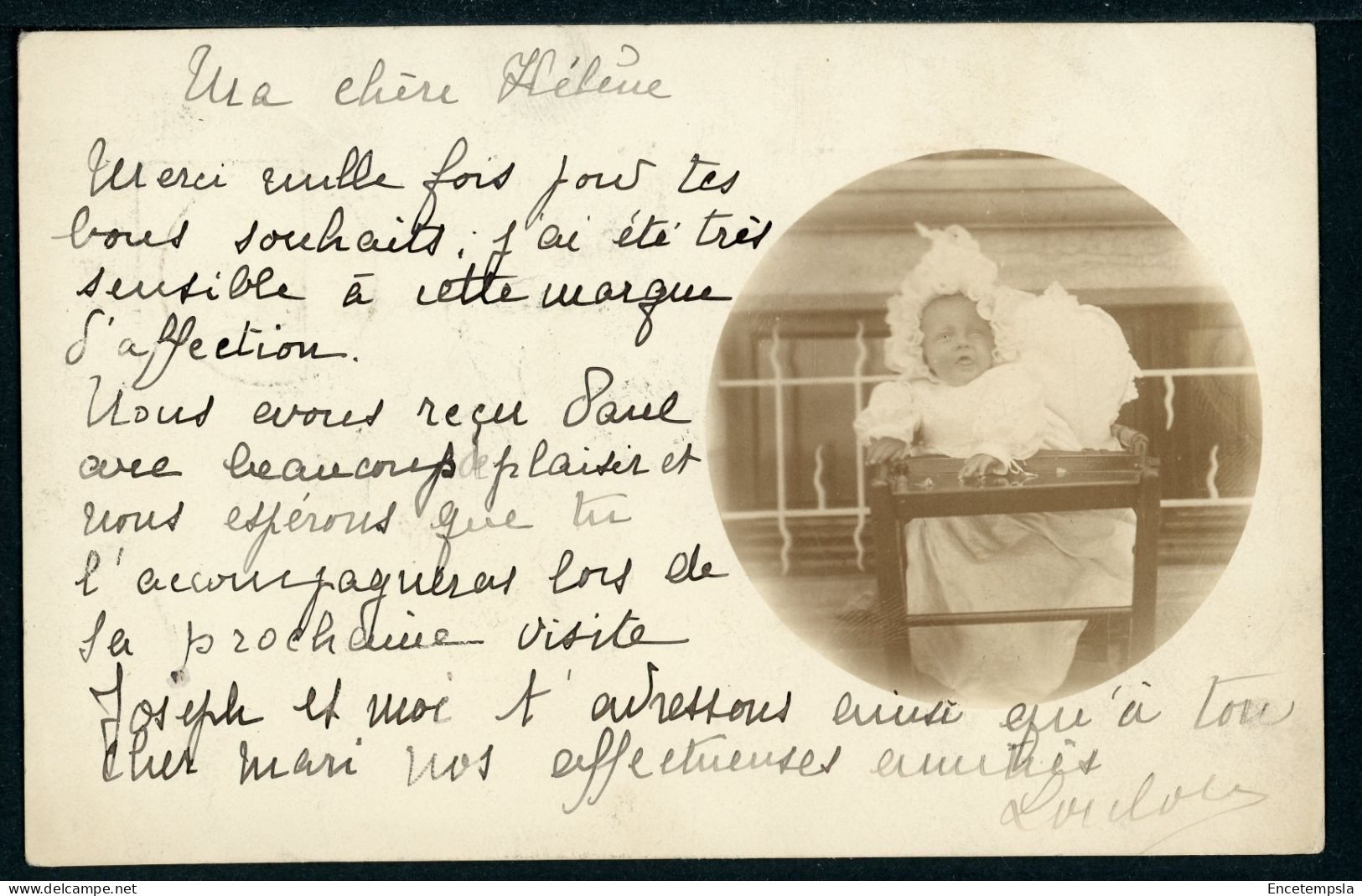 CPA - Carte Postale Photo - Belgique - Tournai - Portrait D'un Bébé - 1902 (CP22689) - Doornik