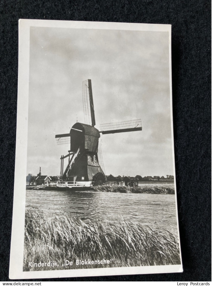 #0365 Kinderdijk De Blokweert Molen 1945 - Kinderdijk