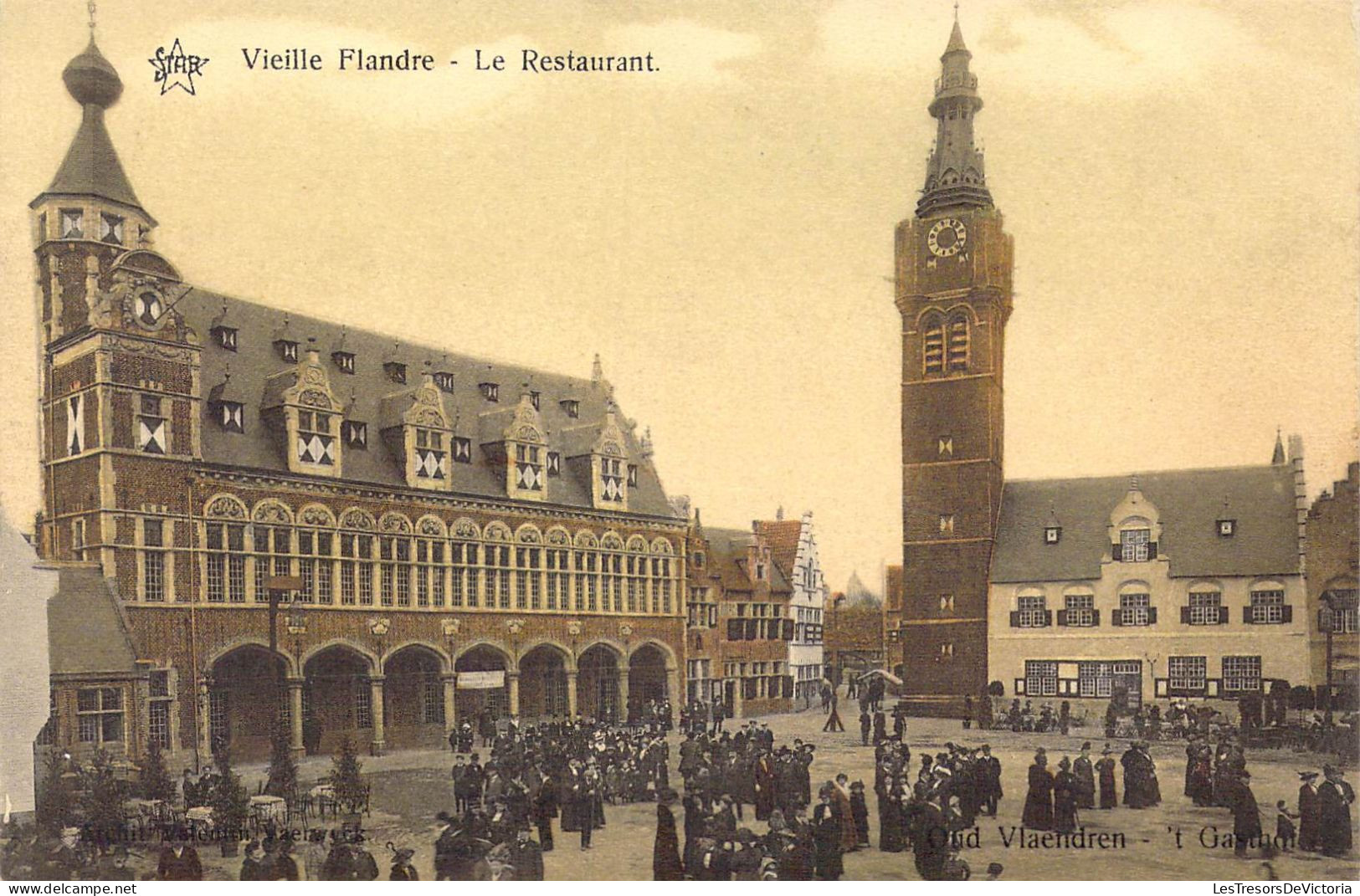 BELGIQUE - Gand - Exposition Universelle Gand 1913 - Vieille Flandre - Le Restaurant - Carte Postale Ancienne - Gent