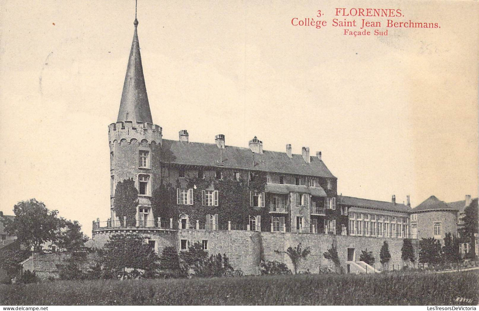 BELGIQUE - Florennes - Collège Saint Jean Berchmans - Façade Sud - Carte Postale Ancienne - Florennes