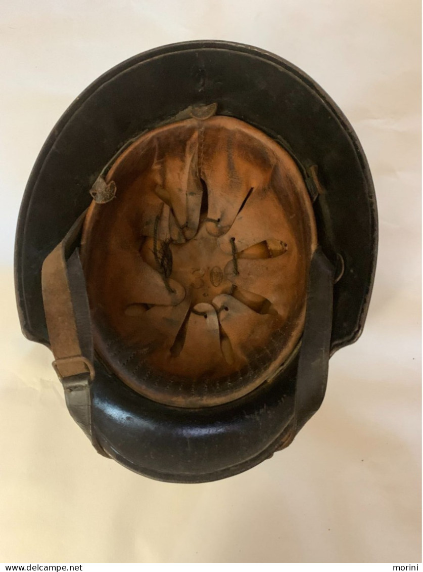 CASQUE ALLEMAND De POLIZEI De La SECONDE GUERRE - Casques & Coiffures