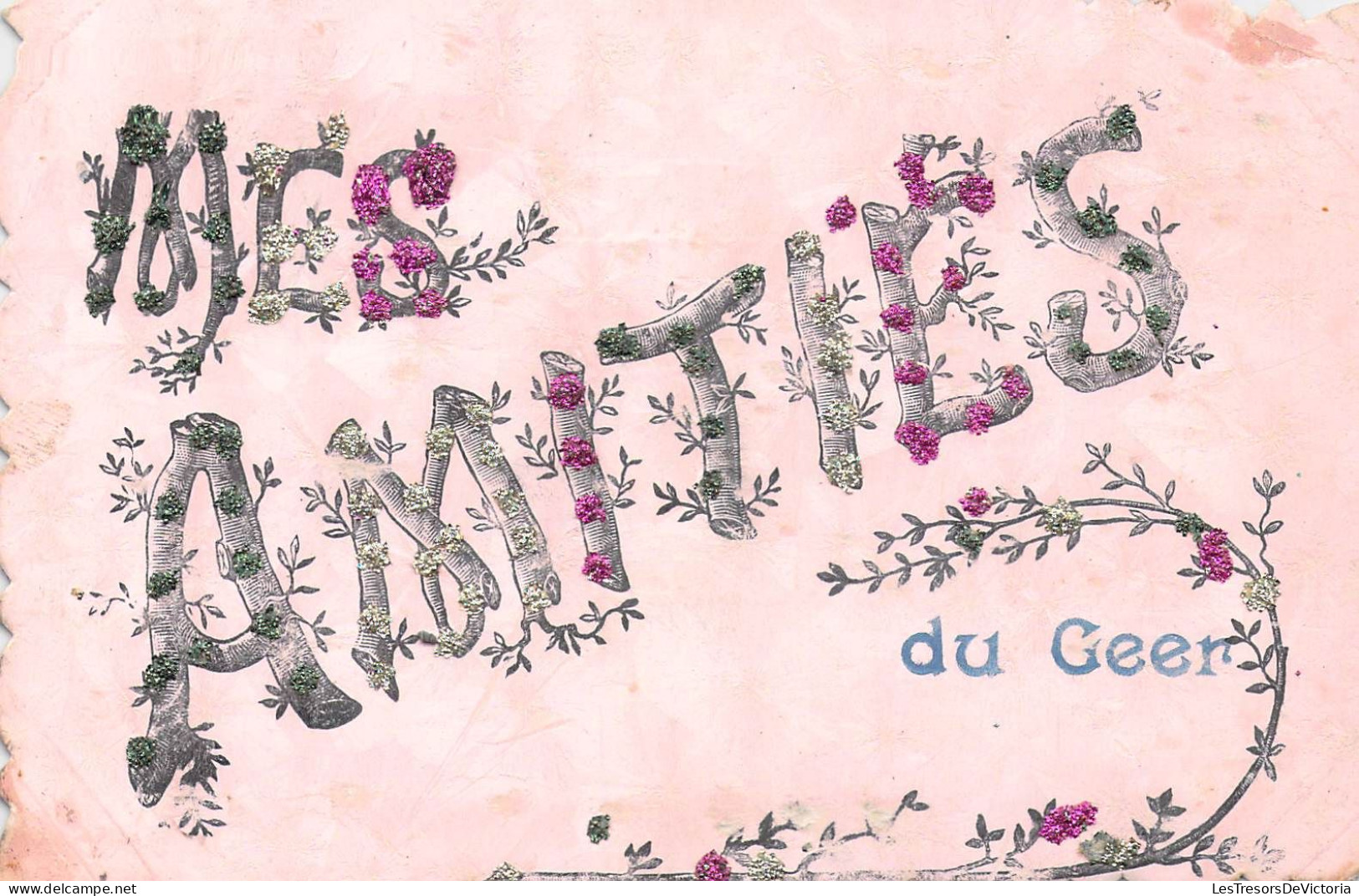 BELGIQUE - Geer - Mes Amitiés Du Geer - Carte Postale Ancienne - Geer