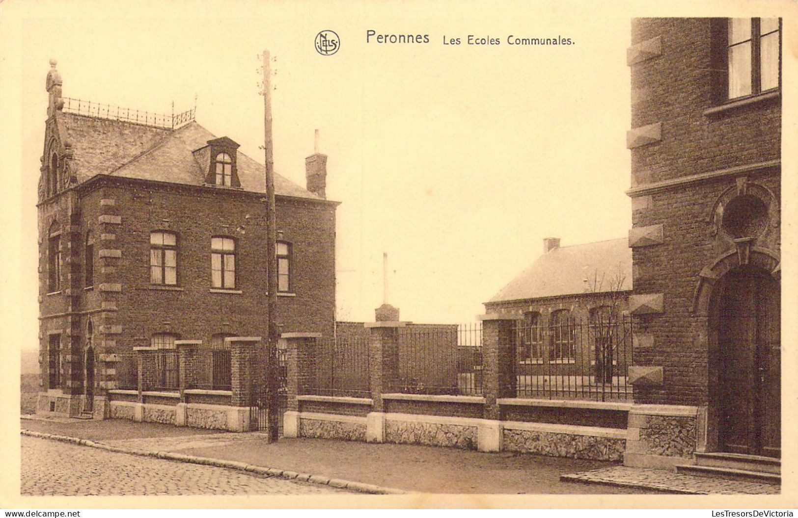 BELGIQUE - Peronnes - Les Ecoles Communales - Carte Postale Ancienne - Autres & Non Classés