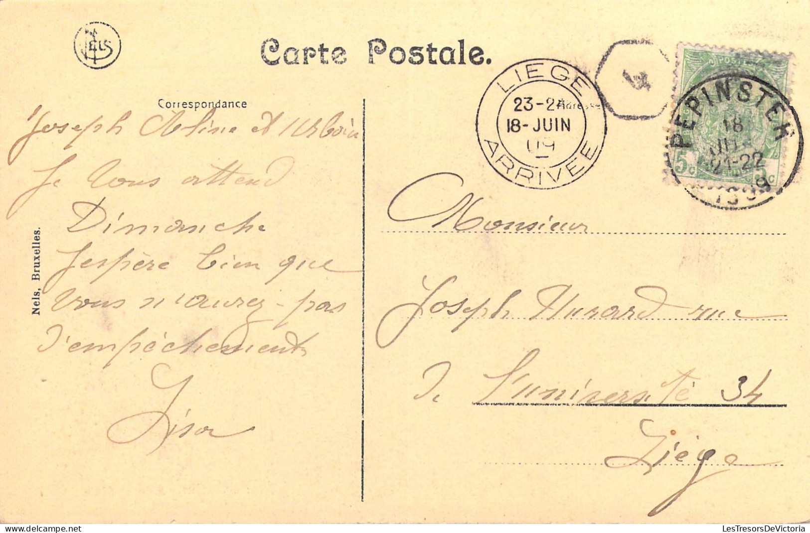 BELGIQUE - Pépinster - Gare Et Poste - Carte Postale Ancienne - Pepinster