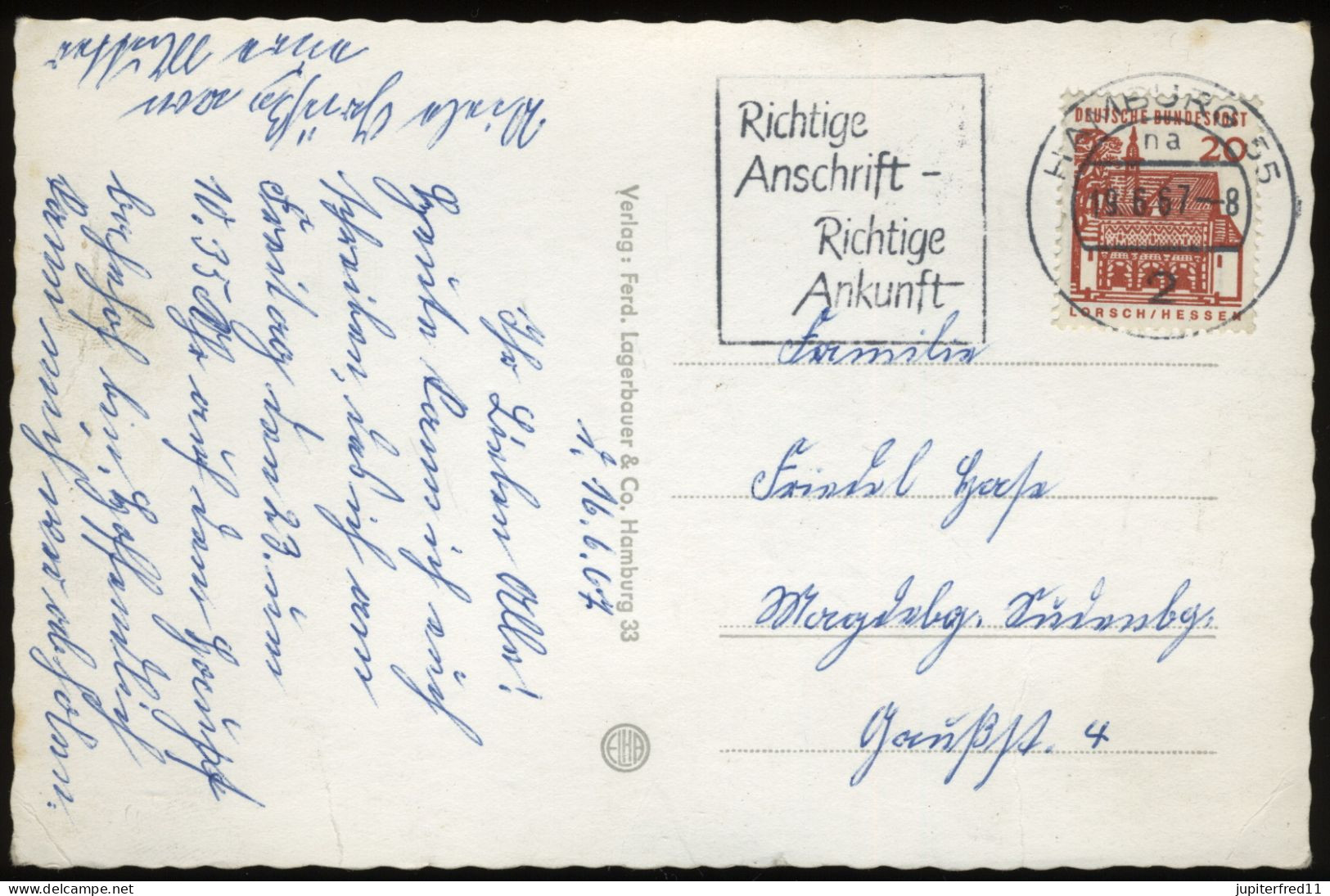 (B3580) AK Wedel-Schulau 1967 - Wedel