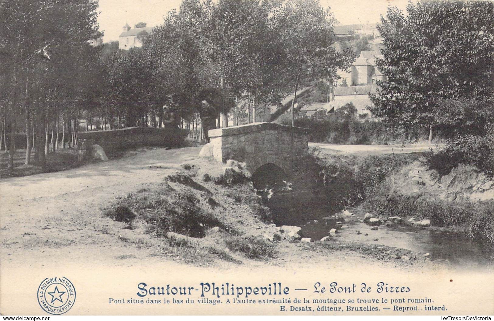 BELGIQUE - Sautour-Philippeville - Le Pont De Pirres - Carte Postale Ancienne - Philippeville