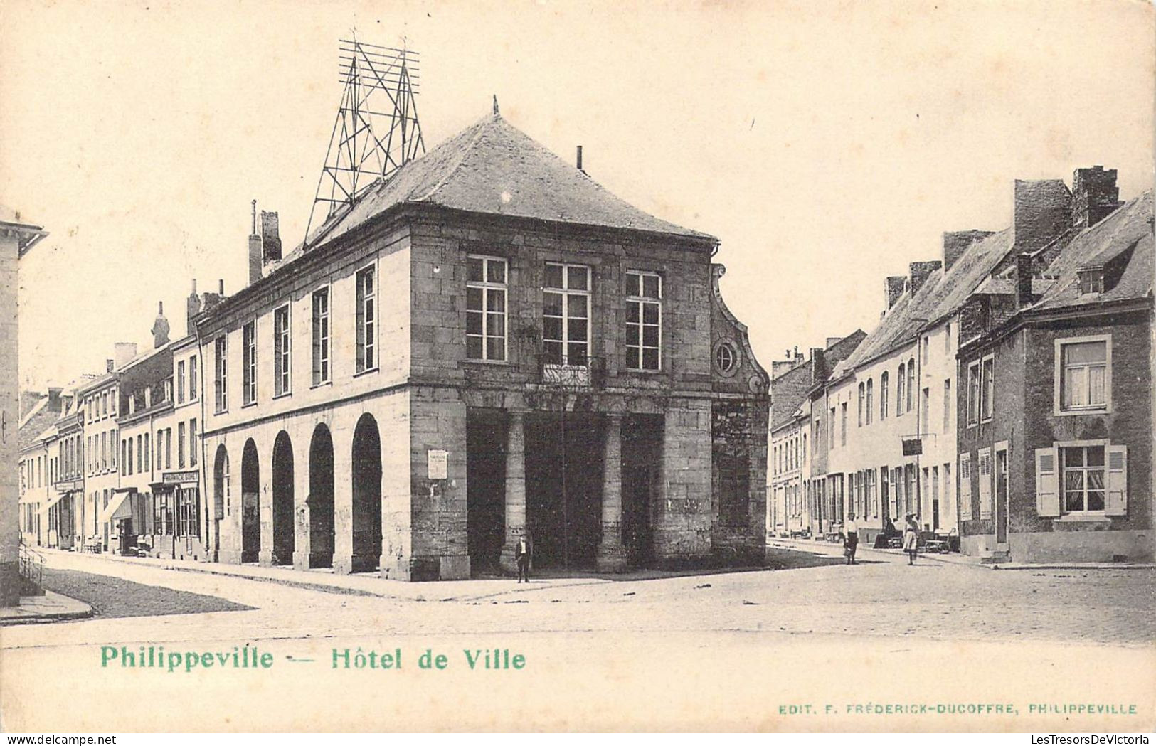 BELGIQUE - Philippeville - Hôtel De Ville - Carte Postale Ancienne - Philippeville