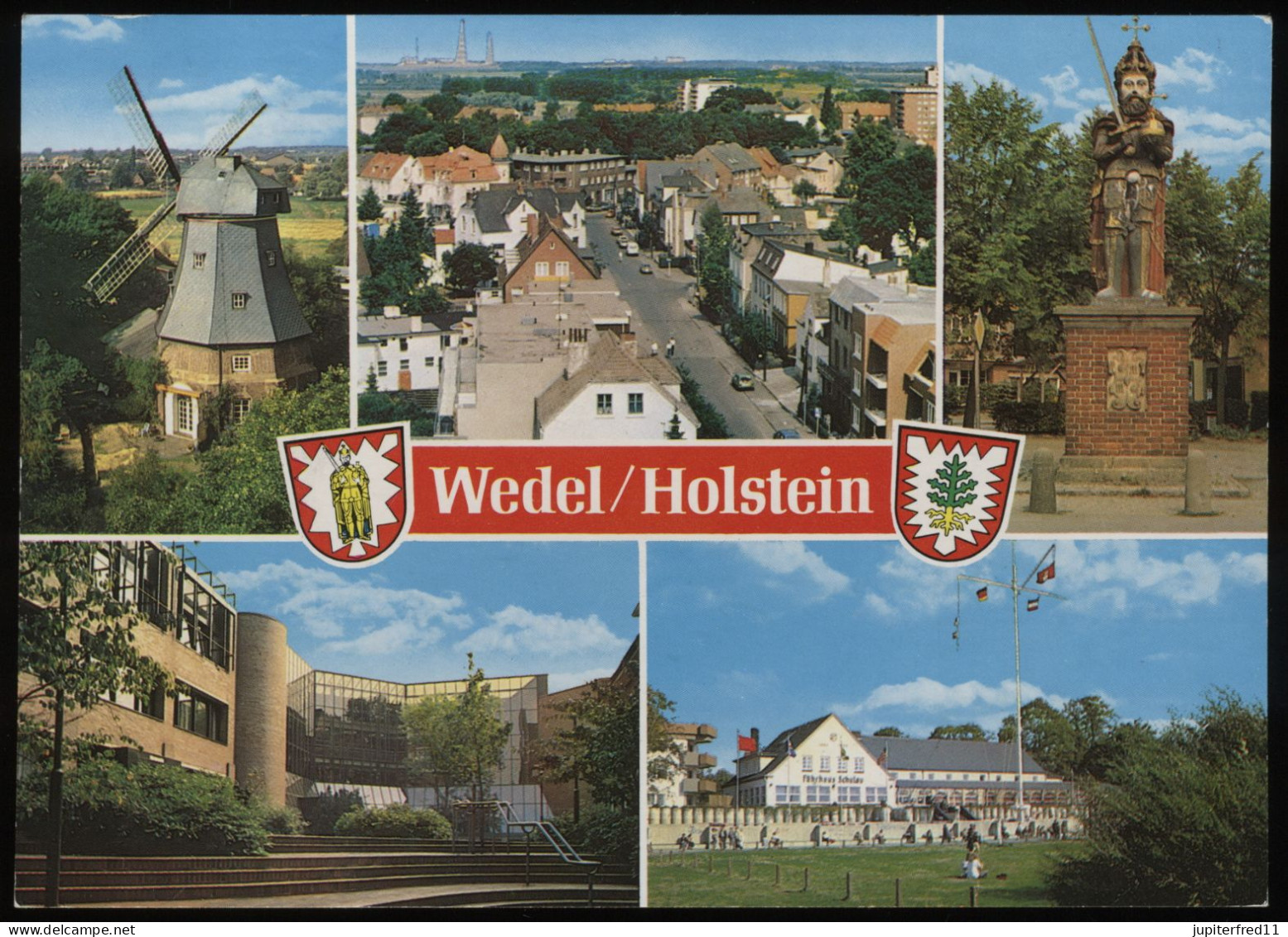 (B3596) AK Wedel In Holstein, Windmühle, Roland - Wedel