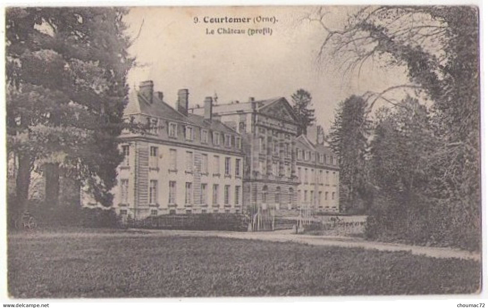 (61) 094, Courtomer, Brillot 9, Le Château ( Profil ) - Courtomer