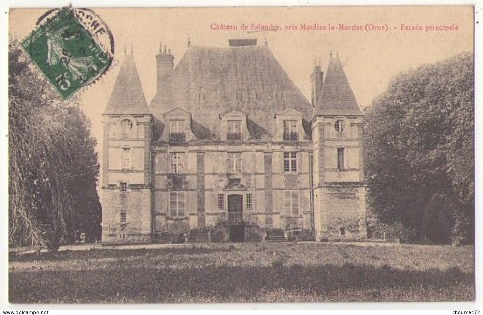 (61) 277, Courtomer, Château De Falandre, Près Moulin La Marche - Courtomer