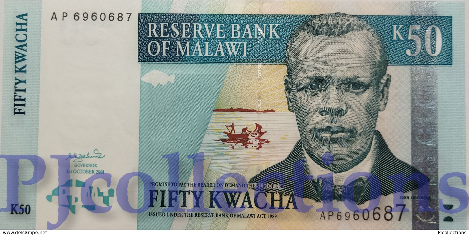 MALAWI 50 KWACHA 2003a PICK 45a UNC - Malawi