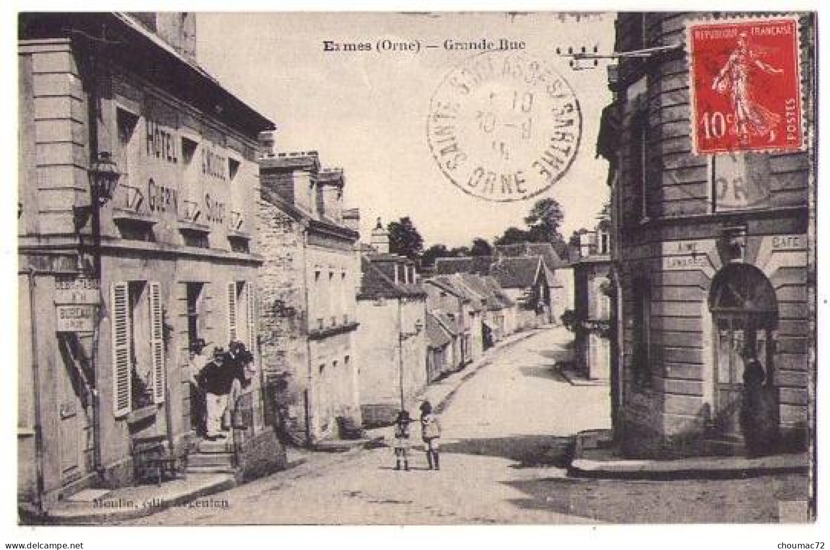 (61) 508, Exmes, Moulin, Grande Rue, Hotel Guérin - Exmes