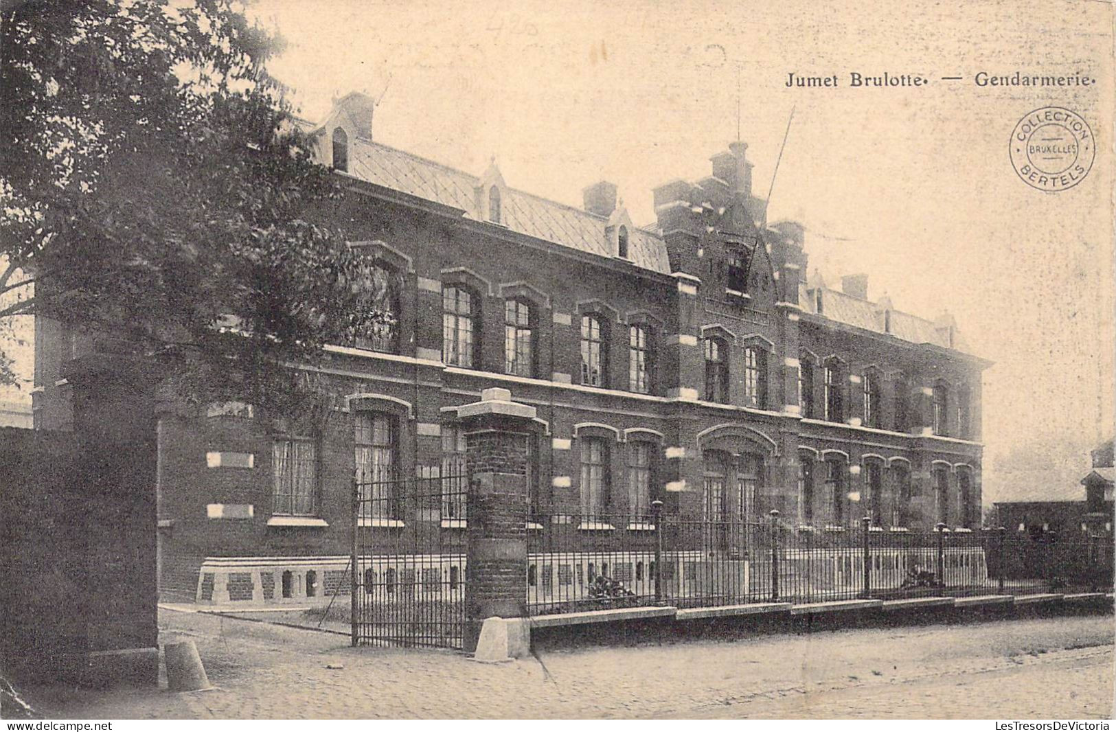 BELGIQUE - Jumet-Brulotte - Gendarmerie - Carte Postale Ancienne - Sonstige & Ohne Zuordnung