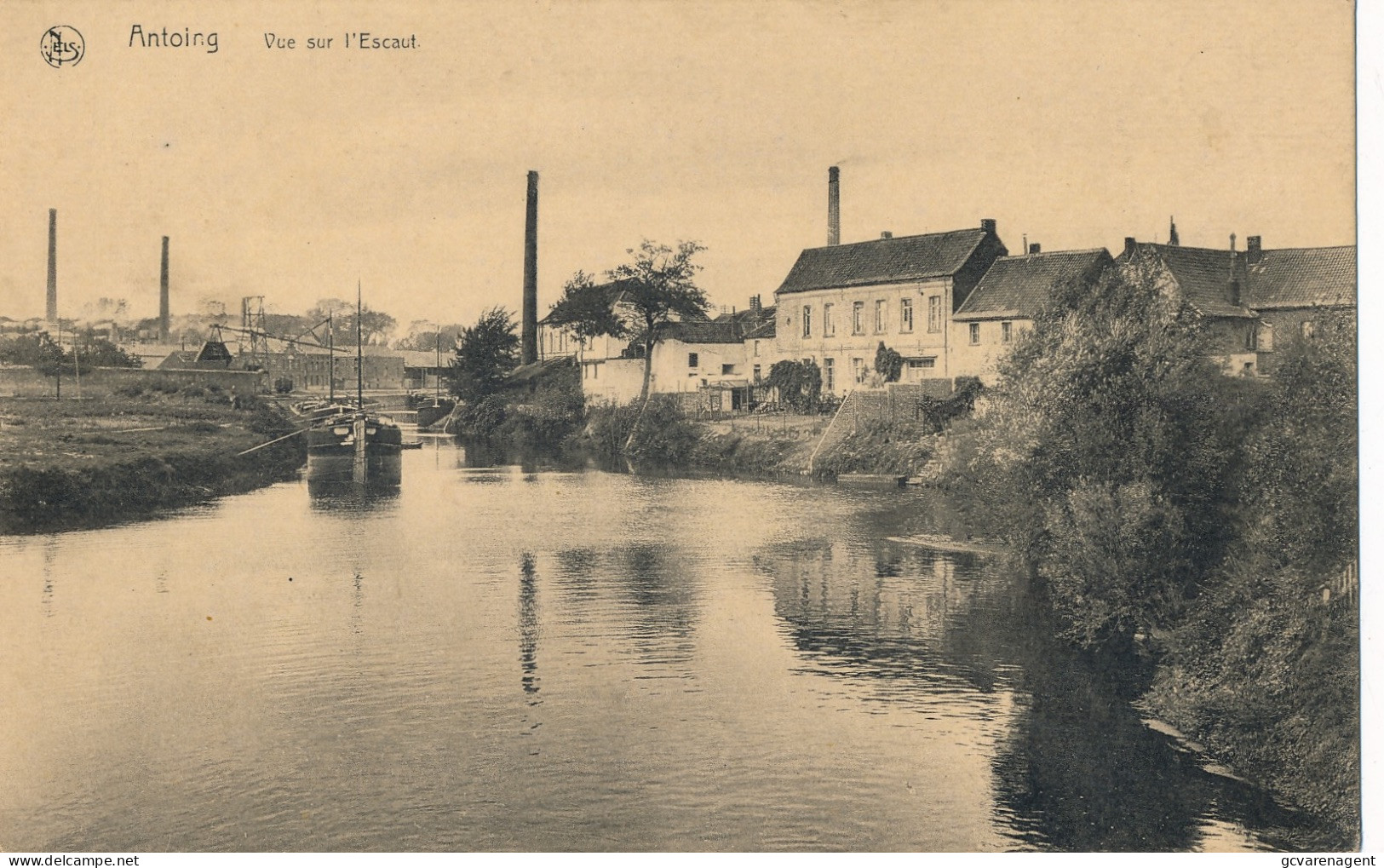 ANTOING  VUE SUR L'ESCAUT     2 SCANS - Antoing