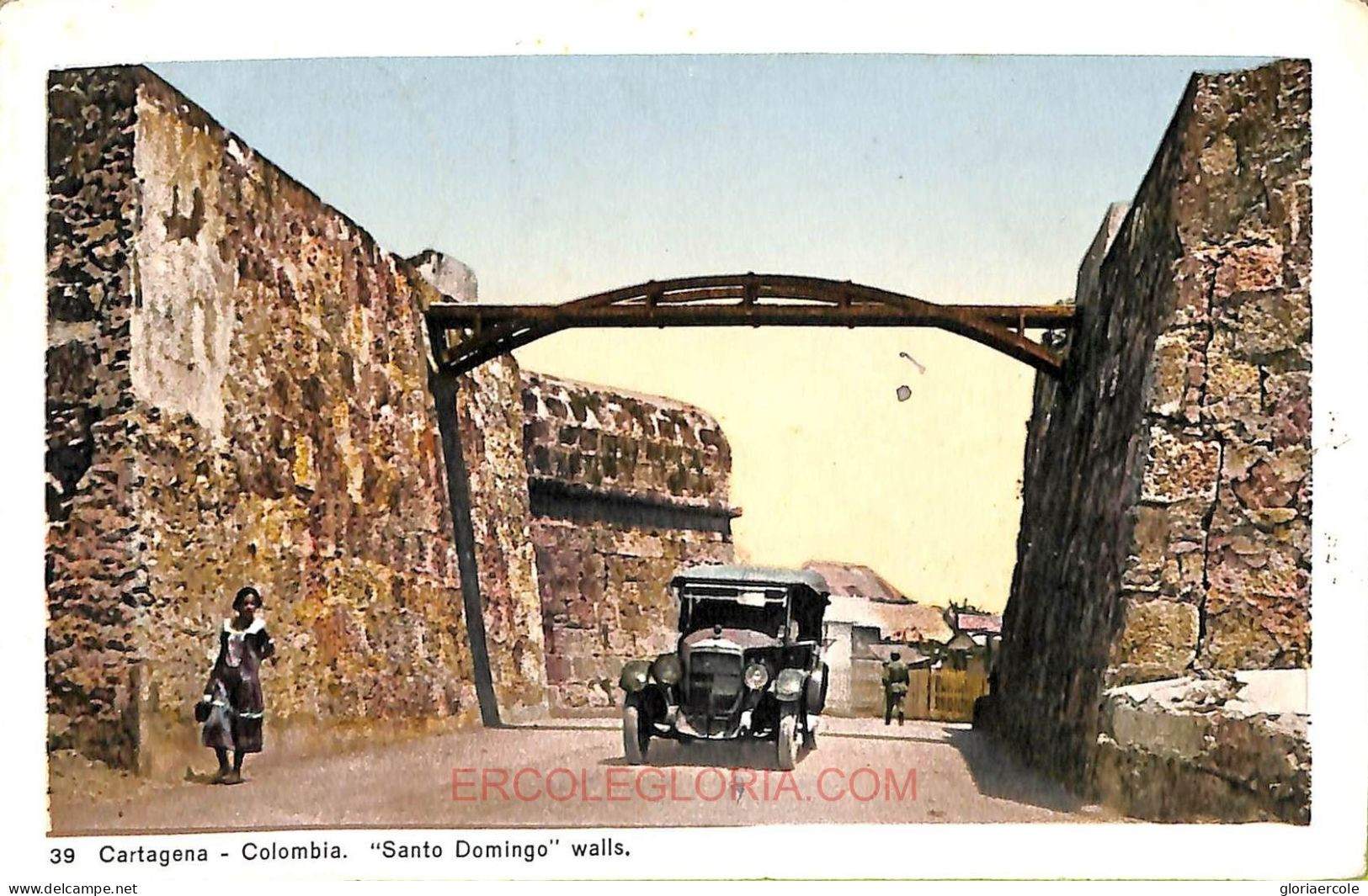 Ac8357 - COLOMBIA -  Vintage Postcard - Cartagena - 1931 - Colombie