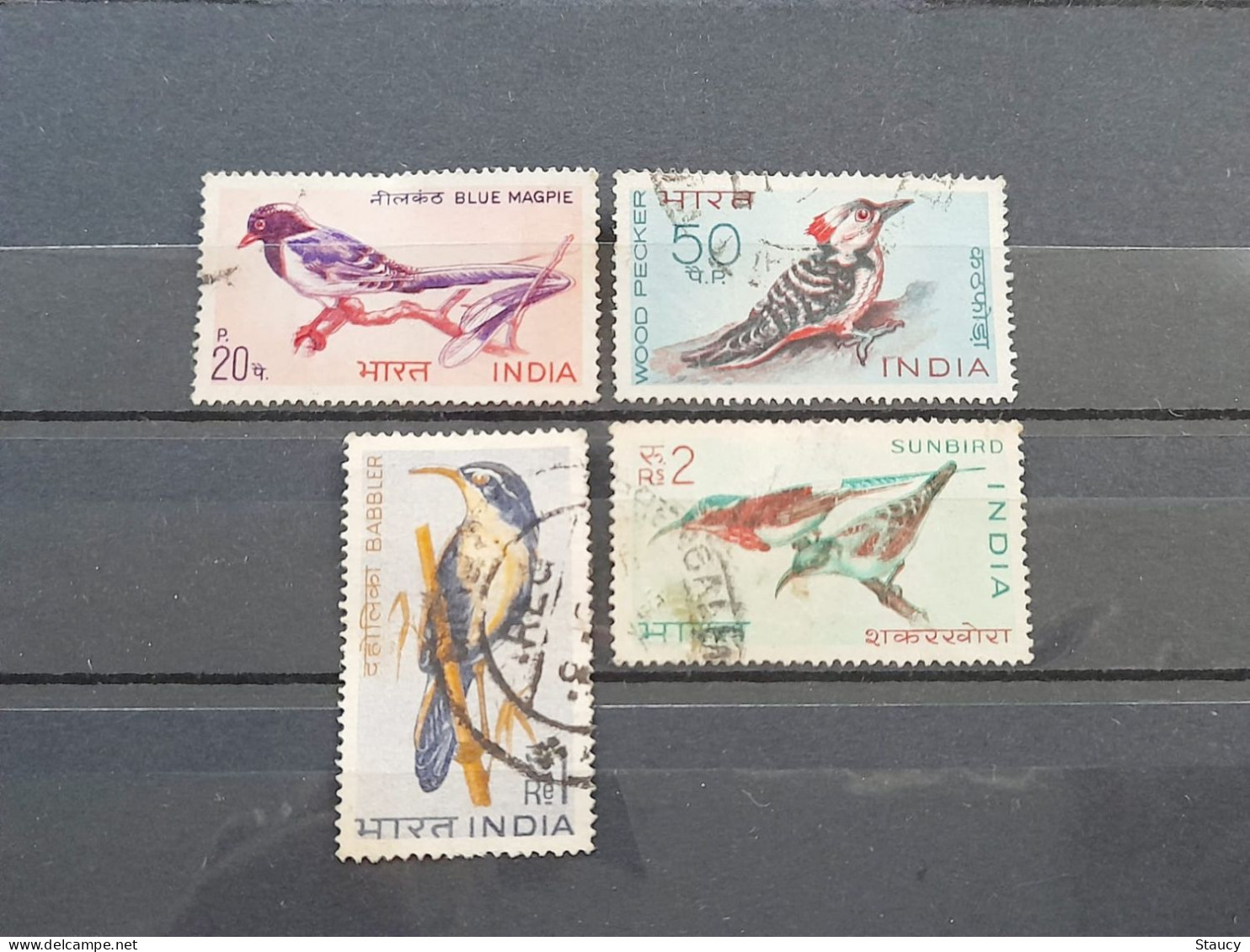 India 1968 BIRDS ~ Wildlife Preservation - Fauna / Birds Complete Set Of 4 Stamps USED (Cancellation Would Differ) - Gebraucht