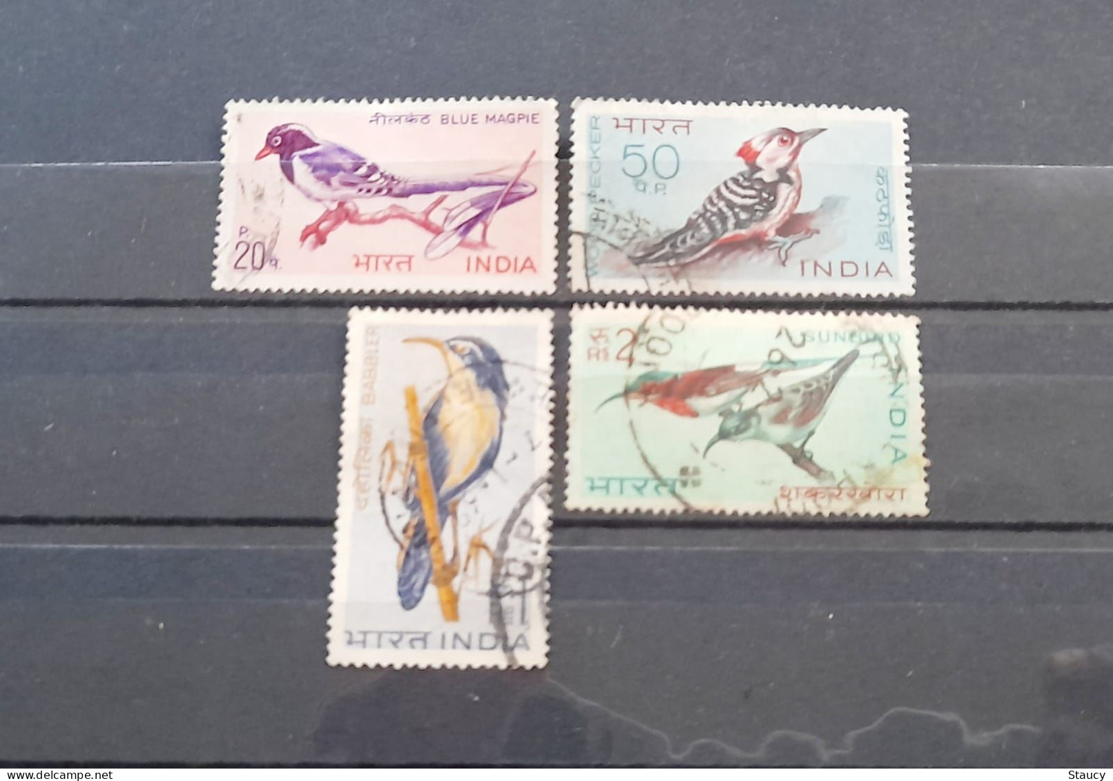 India 1968 BIRDS ~ Wildlife Preservation - Fauna / Birds Complete Set Of 4 Stamps USED (Cancellation Would Differ) - Gebraucht