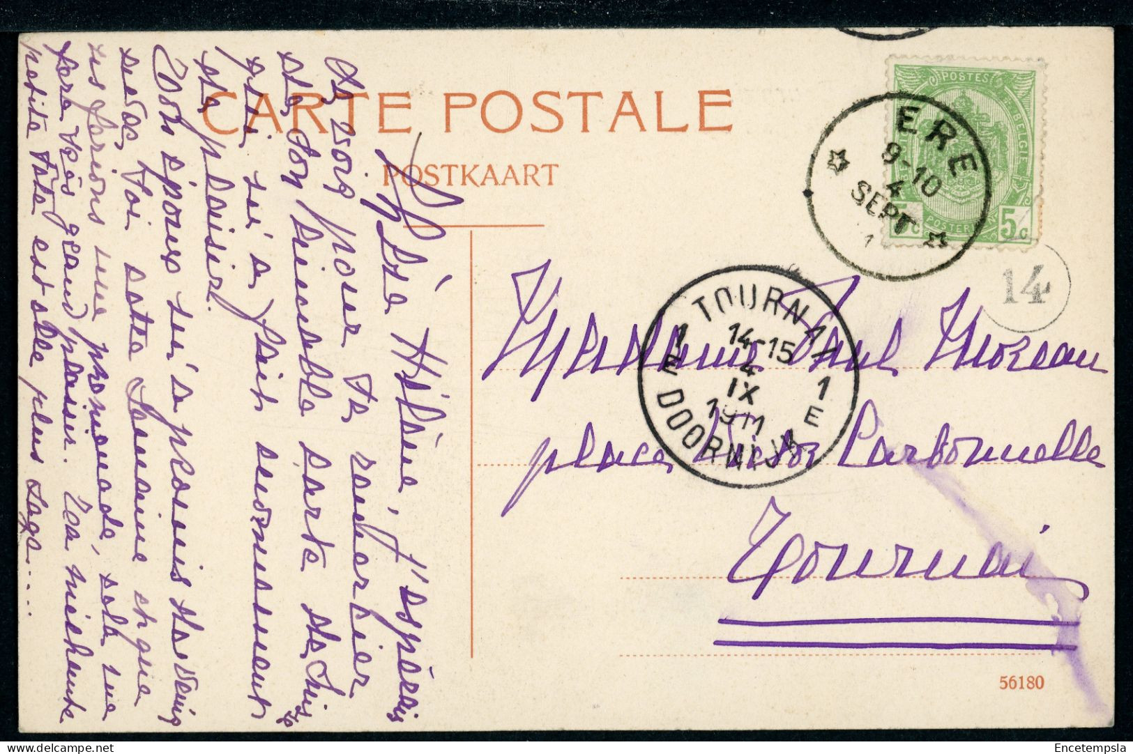 CPA - Carte Postale - Belgique - Environs De Tournai - Le Bois D'Ere (CP22702) - Doornik