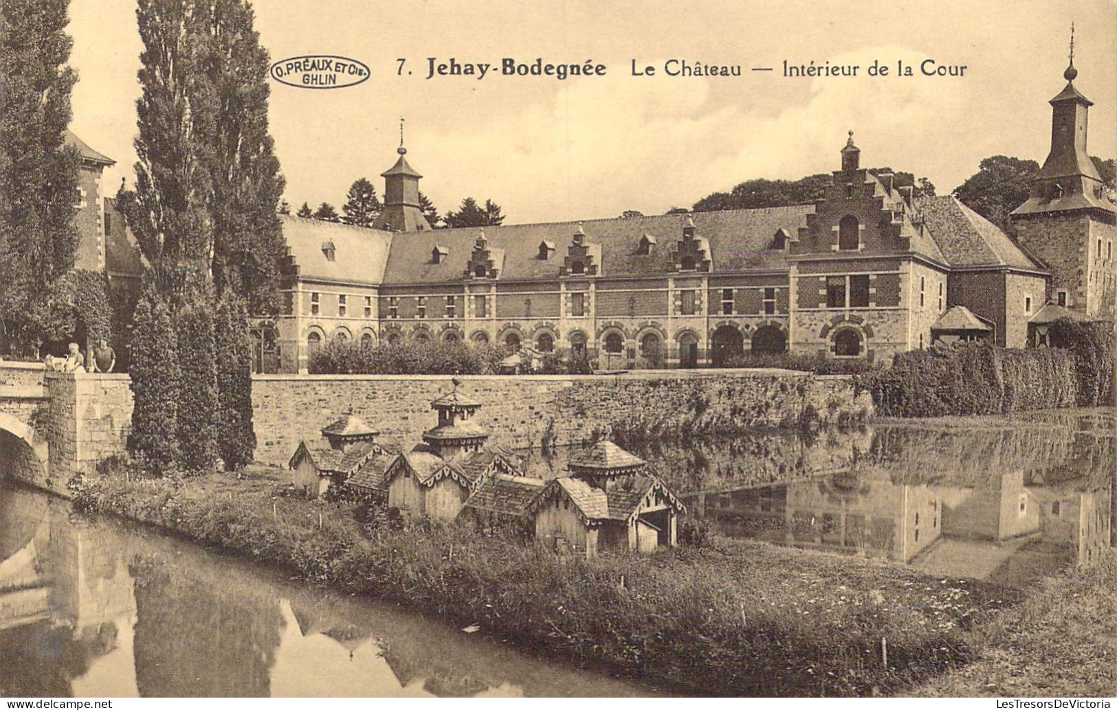 BELGIQUE - Jehay-Bodegnée - Le Château - Intérieur De La Cour - Carte Postale Ancienne - Amay