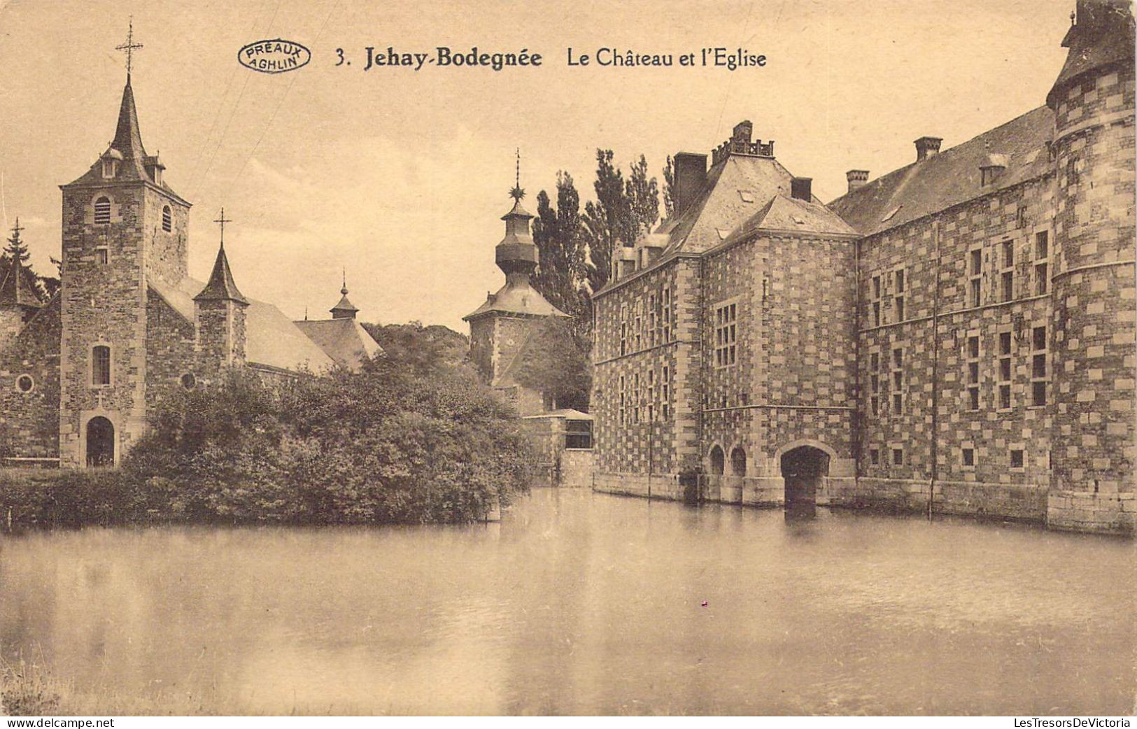 BELGIQUE - Jehay-Bodegnée - Le Château Et L'Eglise - Carte Postale Ancienne - Amay