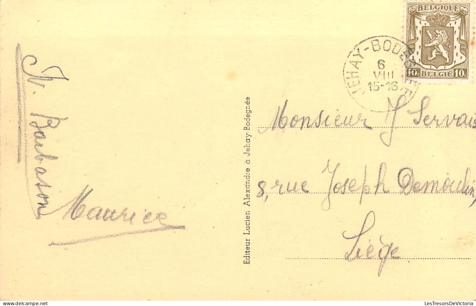 BELGIQUE - Jehay-Bodegnée - Entrée Principale Du Château - Carte Postale Ancienne - Altri & Non Classificati