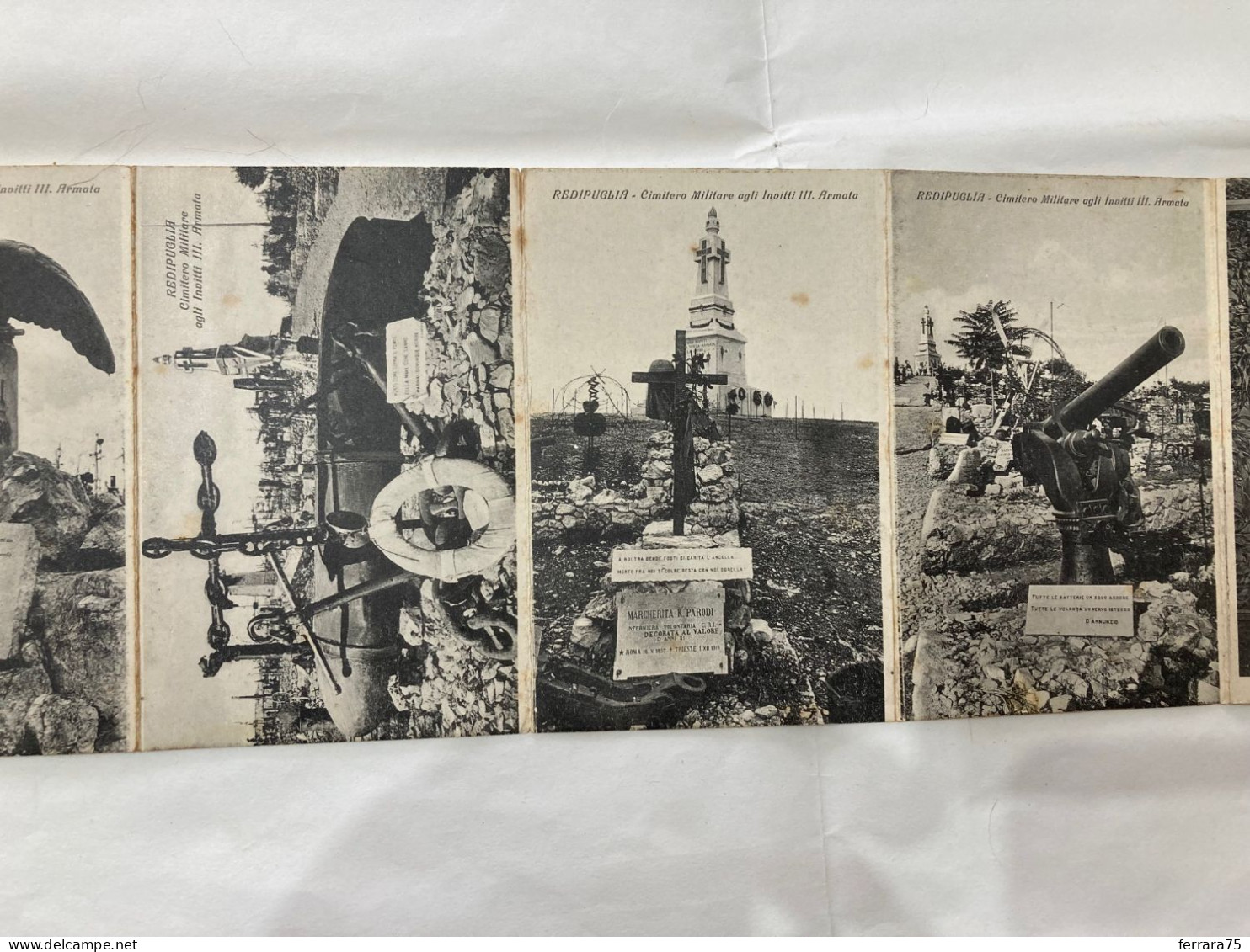 III SERIE 18 CARTOLINE CIMITERO MILITARE DI REDIPUGLIA AGLI INVITTI DELLA 3^... - Monuments Aux Morts