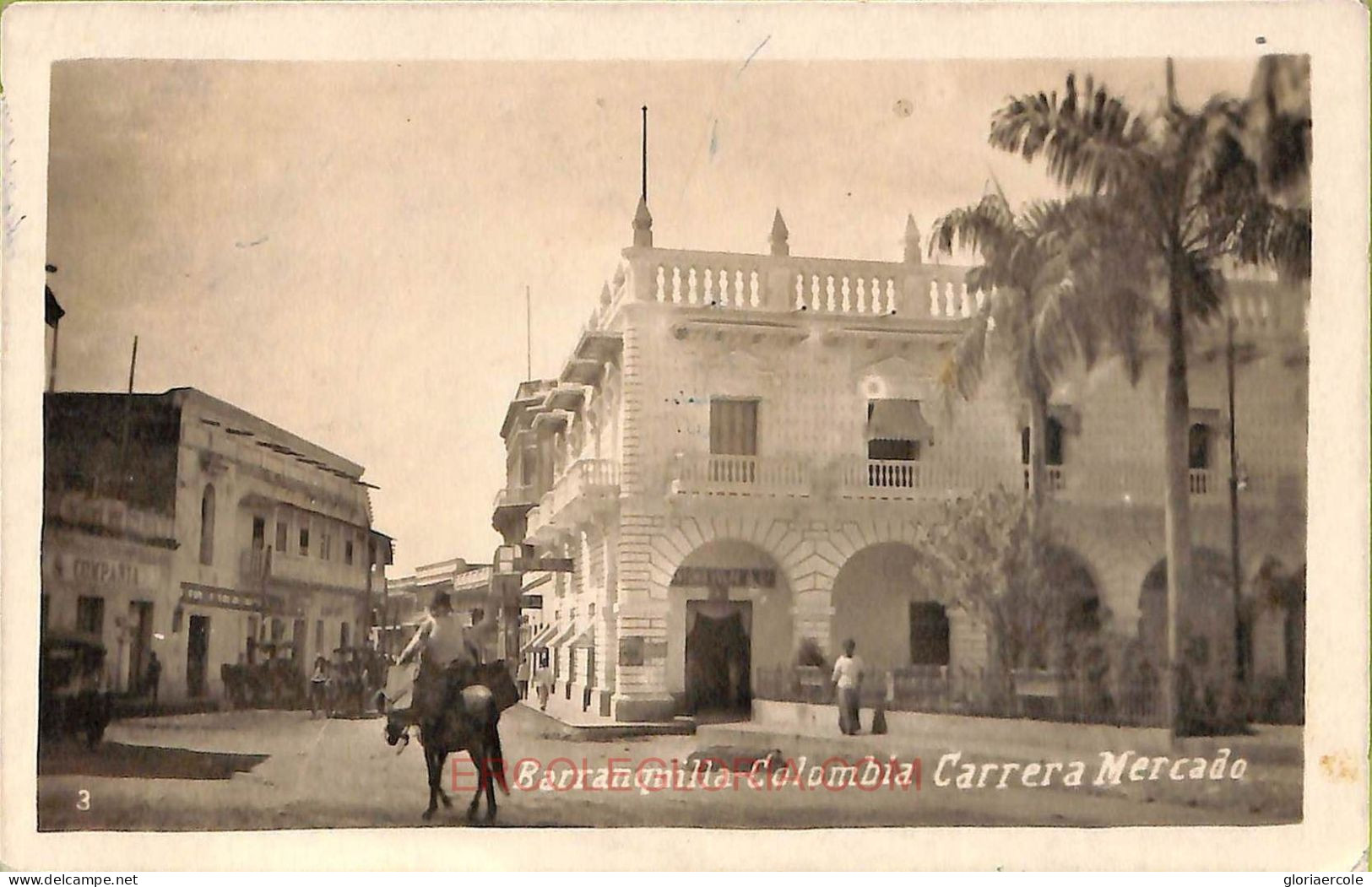 Ac8384 - COLOMBIA -  Vintage Postcard - Barranquilla - 1927 - Colombie