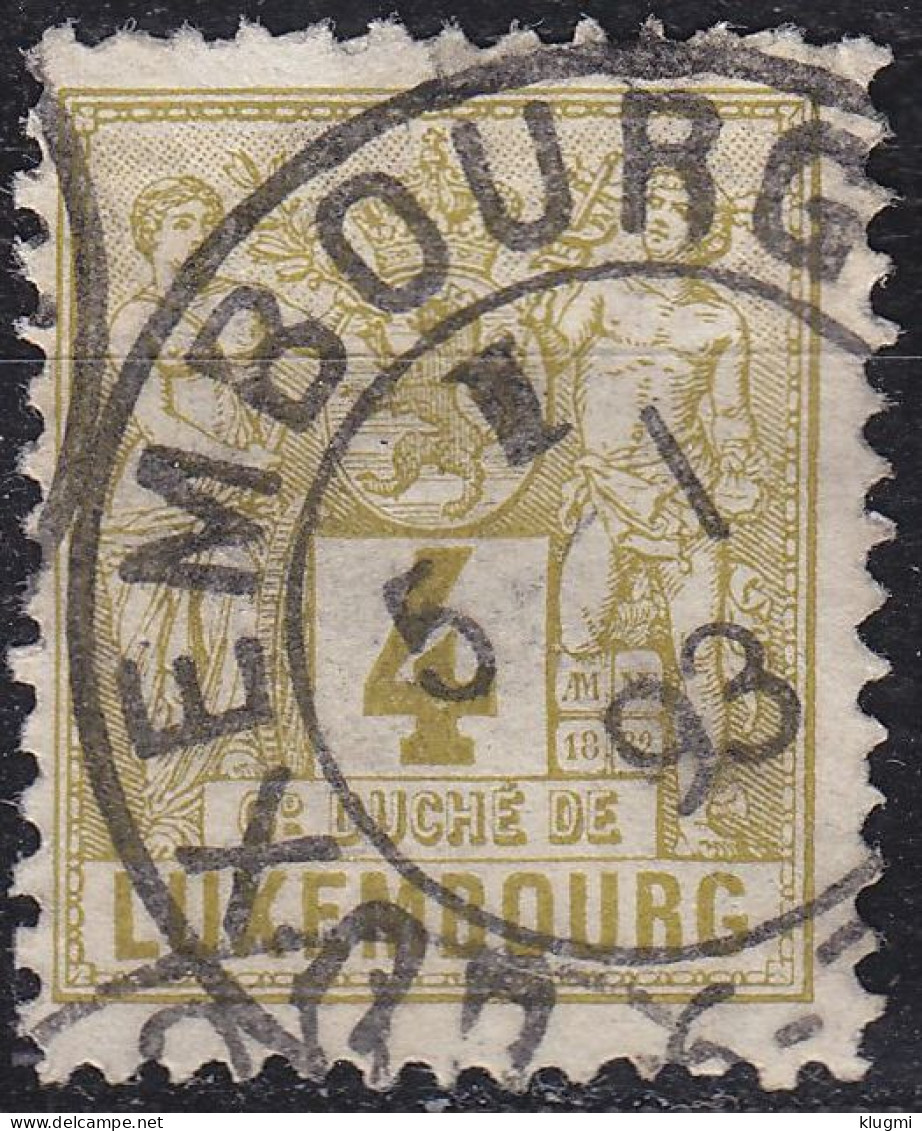 LUXEMBURG LUXEMBOURG [1882] MiNr 0047 D ( O/used ) - Altri & Non Classificati