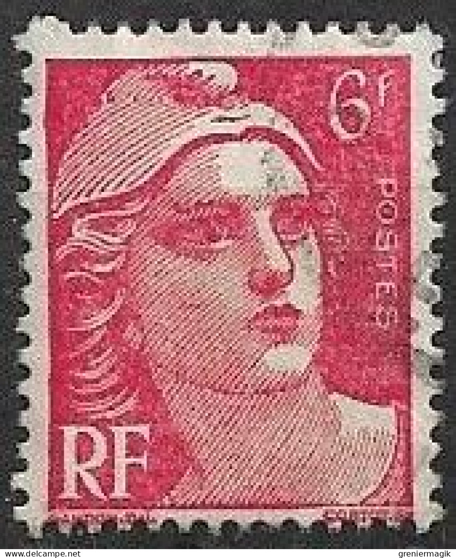 France Marianne De Gandon 6F N°721a Mèches Reliées (variété) Oblitéré - Used Stamps