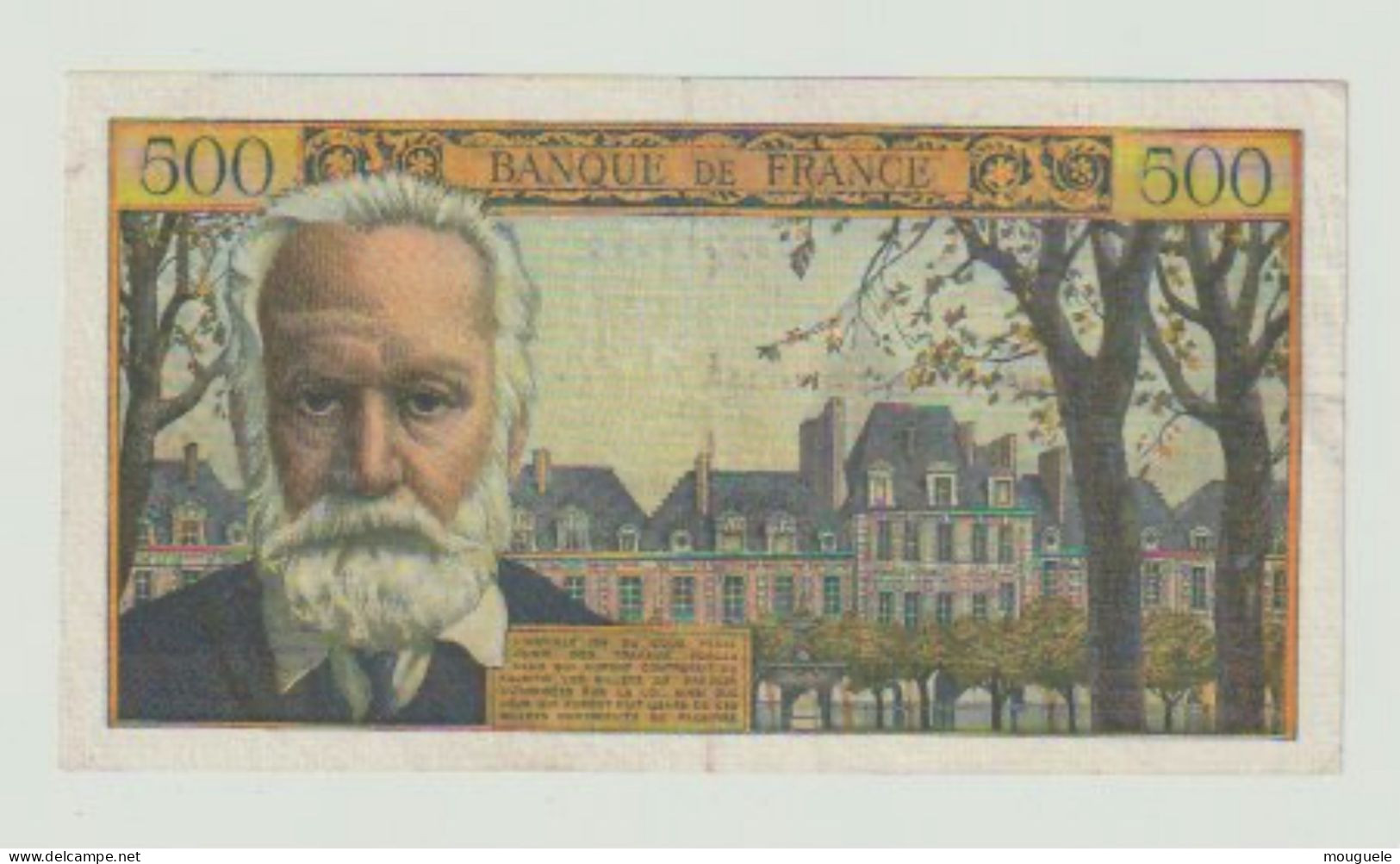 Magnifique Billet De 500 Francs Victor Hugo Du 4-3-1954.   SPL - 100 NF 1959-1964 ''Bonaparte''