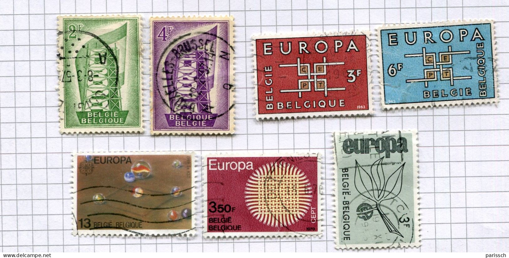 Europa - 1956 à 1989 - Belgique - 1956