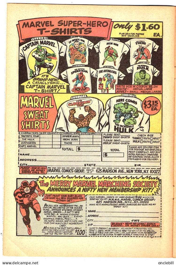 Hulk The Incredible Revue N° 123 Année 1968 Très Bon état - Marvel