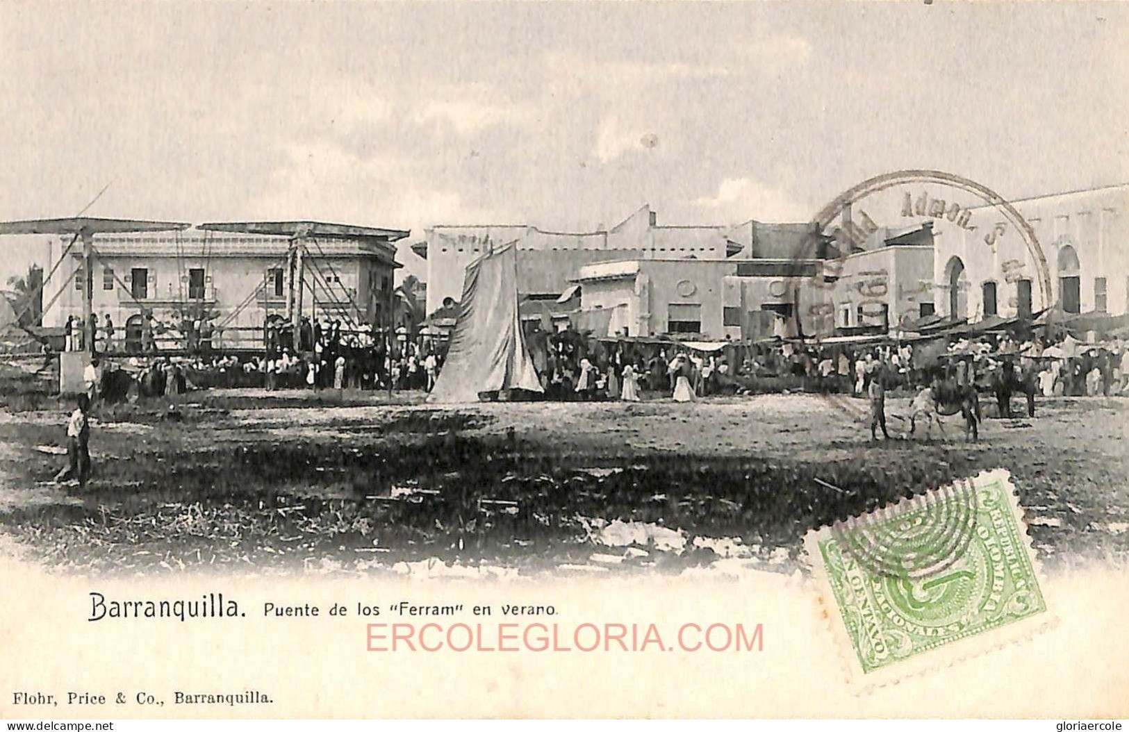 Ac8444 - COLOMBIA -  Vintage Postcard - Barranquilla - Colombie