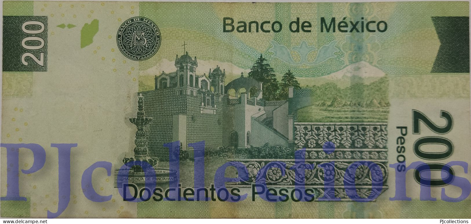 MEXICO 200 PESOS 2007 PICK 125 VF+ W/GRAFFITI - Mexico