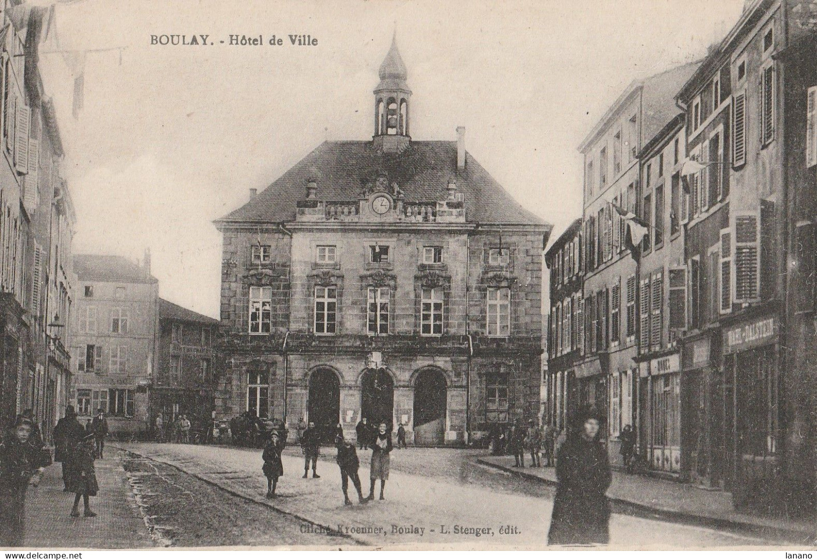 BOULAY Hôtel De Ville Animée - Boulay Moselle