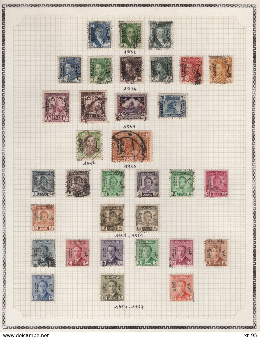 Irak - Petite Collection Timbres De Service - Voir Scan - Irak